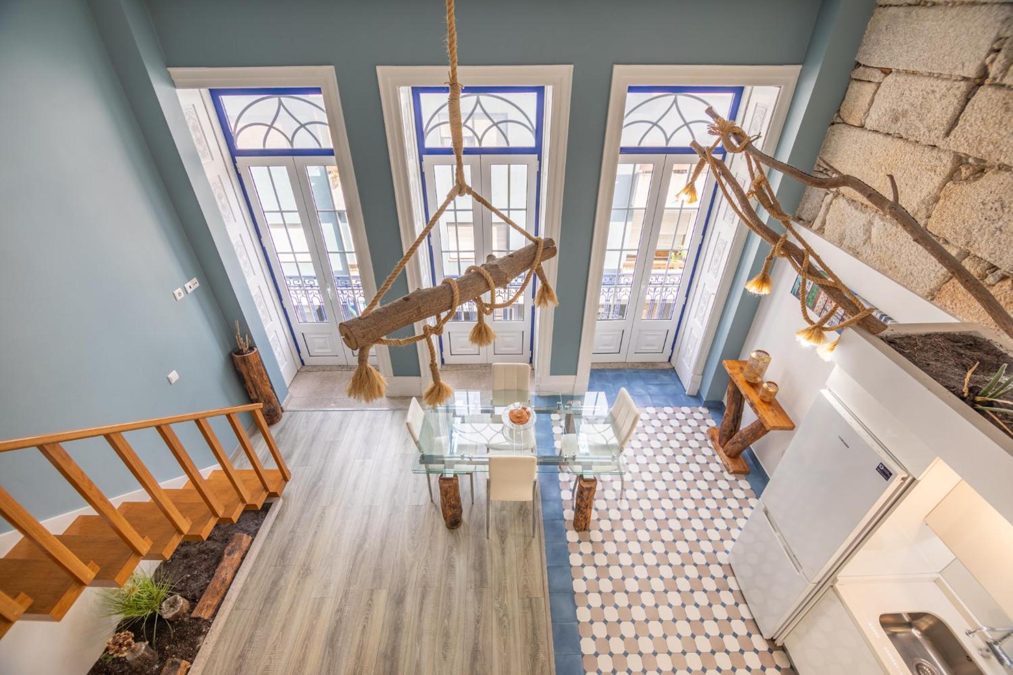 Deluxe Spacious Flats W Mezzanine By Host Wise Apartment Porto Luaran gambar